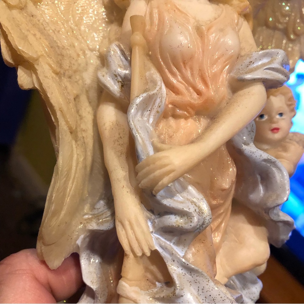 Seraphim Golden Angel & her Cherub! - Picture 8 of 15